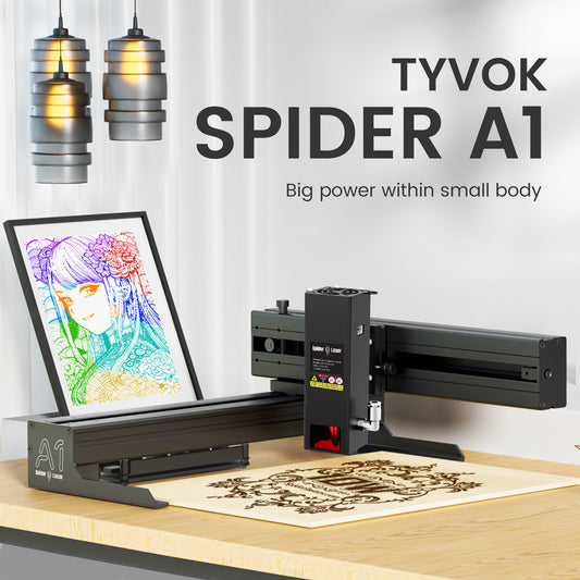Tyvok Spider A1 Series: Revolutionizing the Era of Engraving Machines!